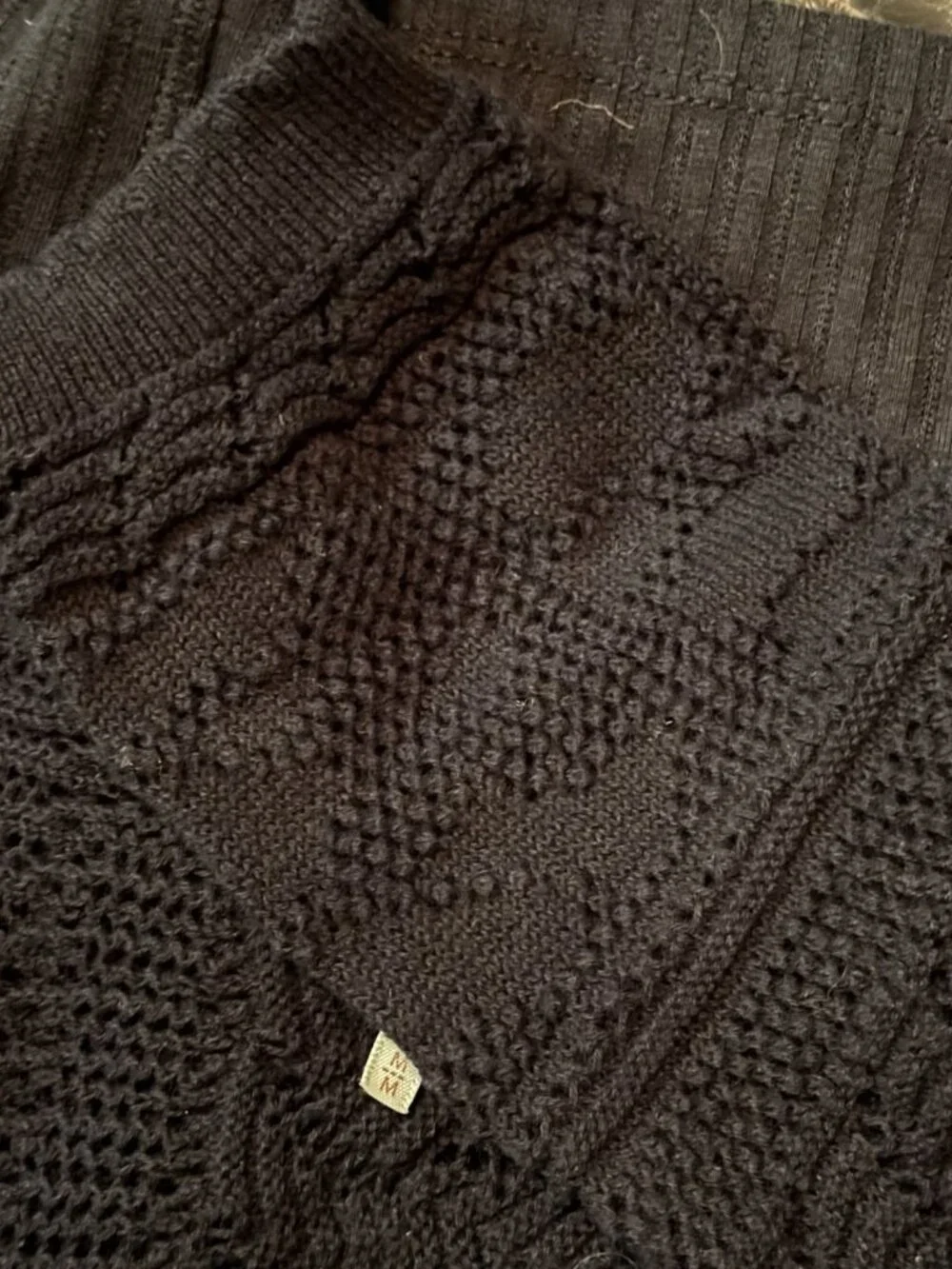 Free People M Black 